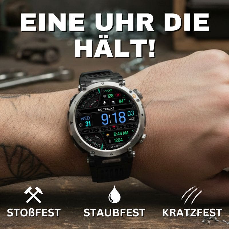 STONE – Die stabilste Smartwatch mit 21+ Tagen Akkulaufzeit