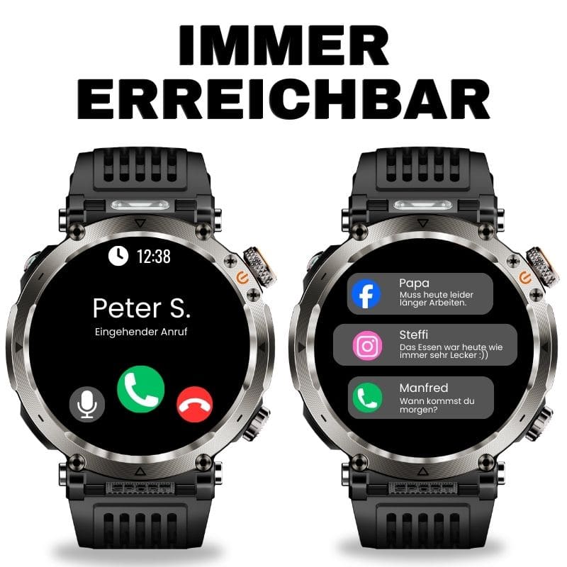 STONE – Die stabilste Smartwatch mit 21+ Tagen Akkulaufzeit