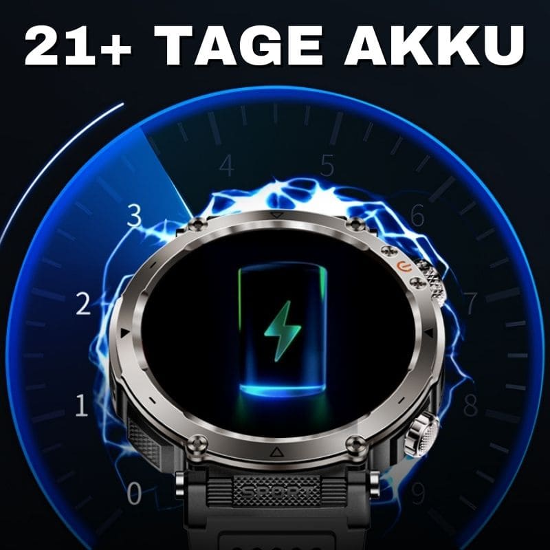 STONE – Die stabilste Smartwatch mit 21+ Tagen Akkulaufzeit
